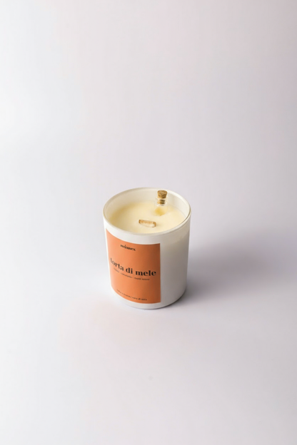 torta di mele - candela della fortuna